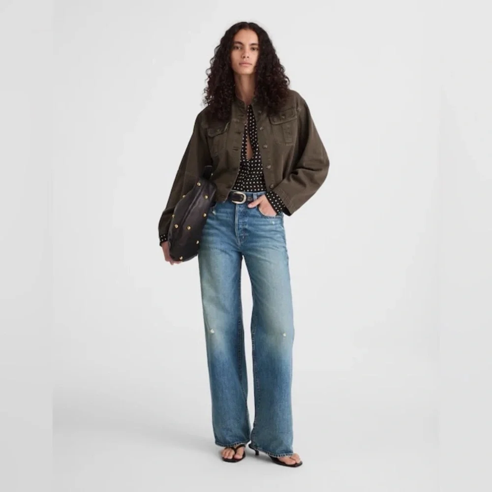 NEW Madewell The Low-Slung Baggy Jean Robertson Wash Rigid Size 28 NWOT - Picture 1 of 14